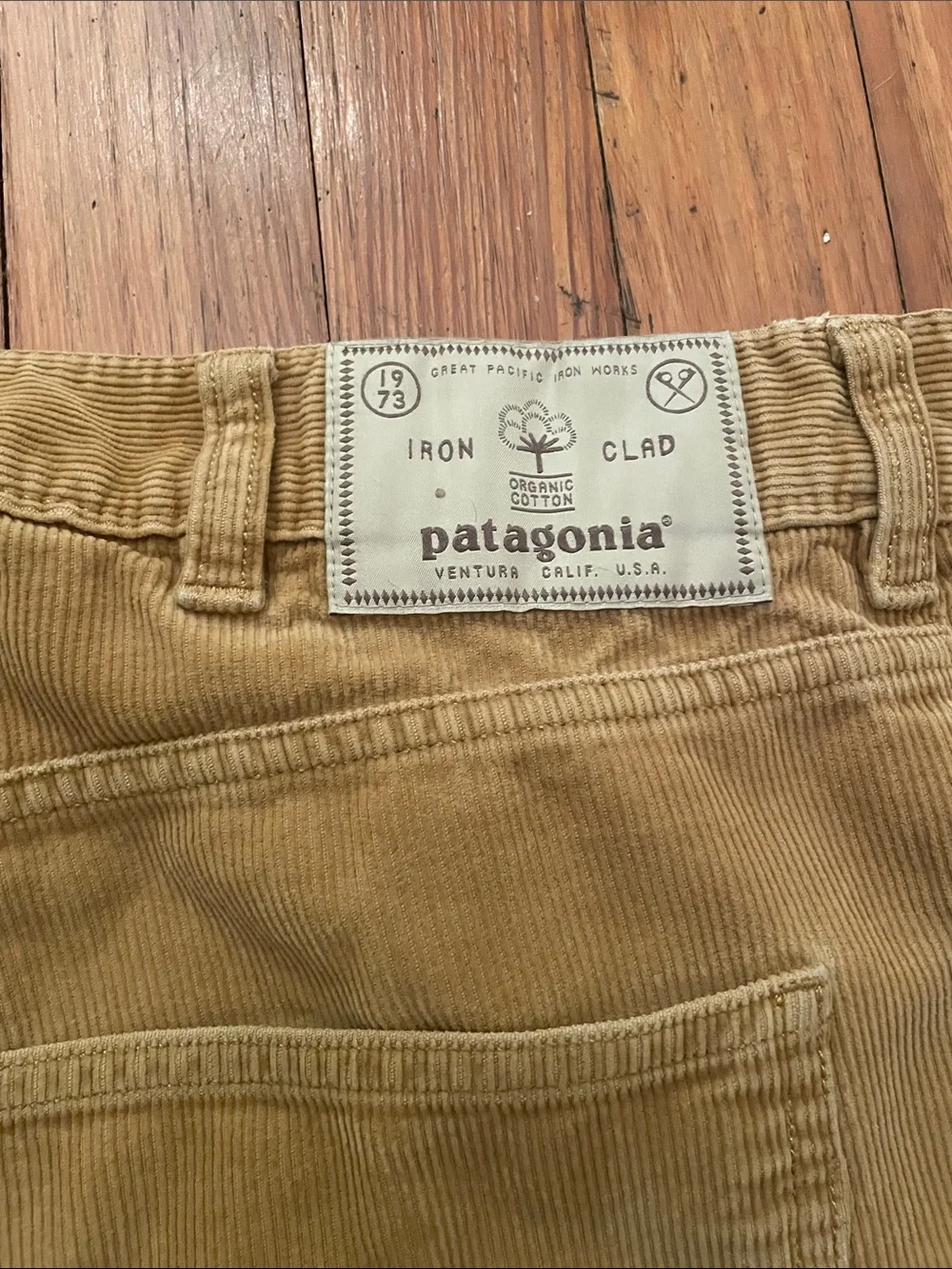 Patagonia Men’s Corduroy Pants in Light Brown